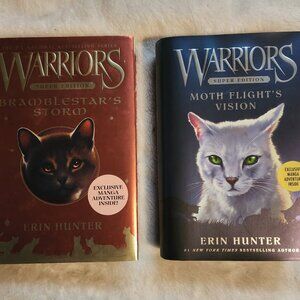 Warriors Books Super Ed - Bramblestar's Storm - Moth Flight's Vision - Hardcover